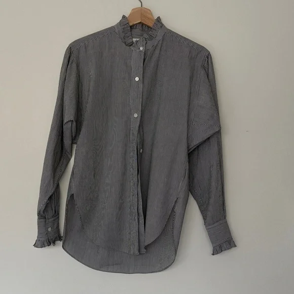 Isabel Marant Etoile Ruffle Blouse - Picture 3 of 10